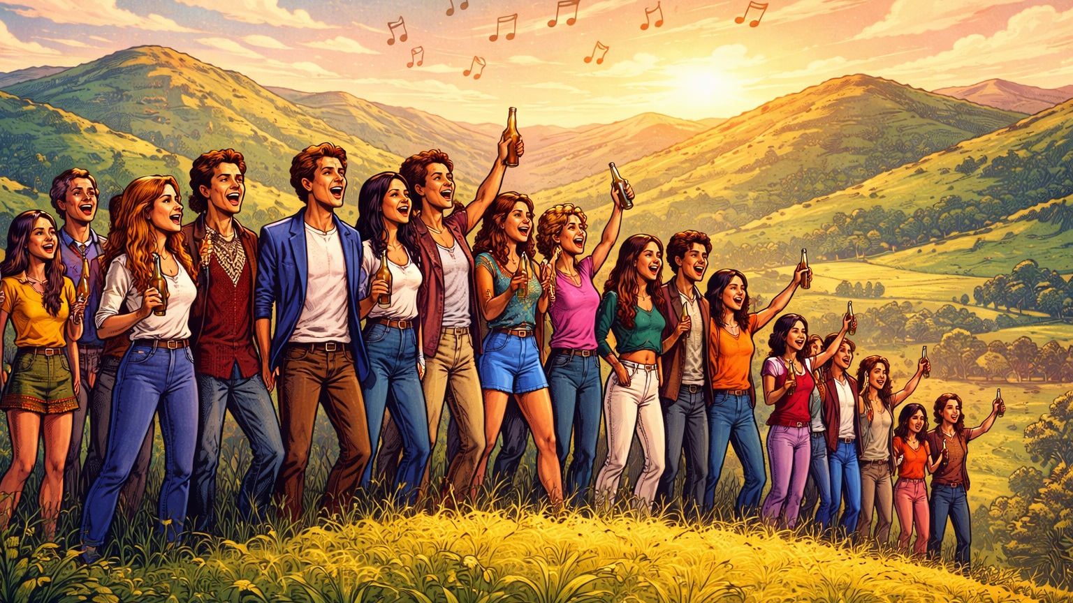 I'd like to teach the world to sing and to write